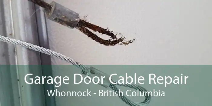 Garage Door Cable Repair Whonnock - British Columbia