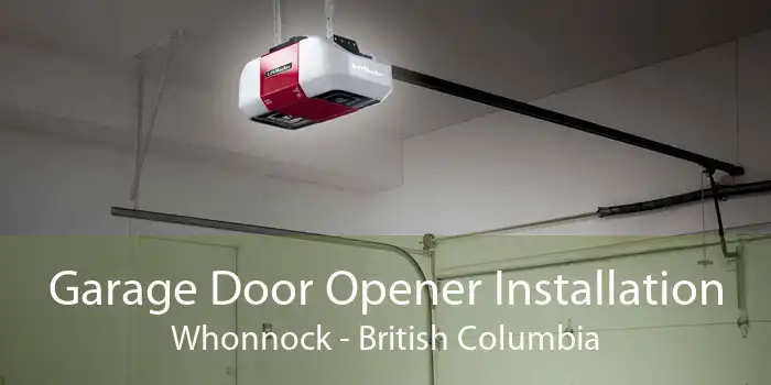 Garage Door Opener Installation Whonnock - British Columbia