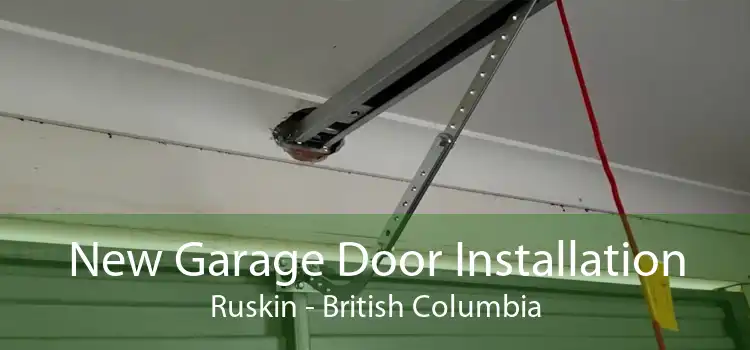 New Garage Door Installation Ruskin - British Columbia