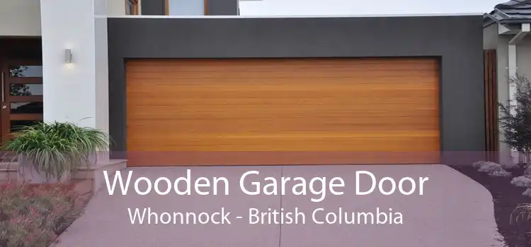 Wooden Garage Door Whonnock - British Columbia