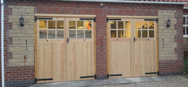 Side Hinged Wooden Garage Doors Whonnock
